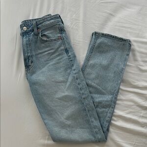 H&M Straight Leg Light Wash Jeans